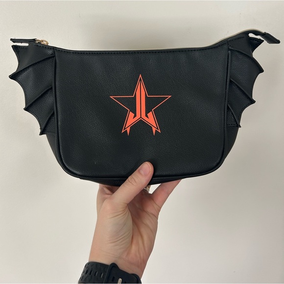 Jeffree Star Handbags - NWOT Jeffree Star Black Bat Wing Makeup Bag